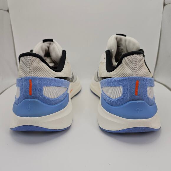 Nike Structure 25 White Black Royal Pulse Pure Platinum Womens 10 Running Shoes - Picture 6 of 11